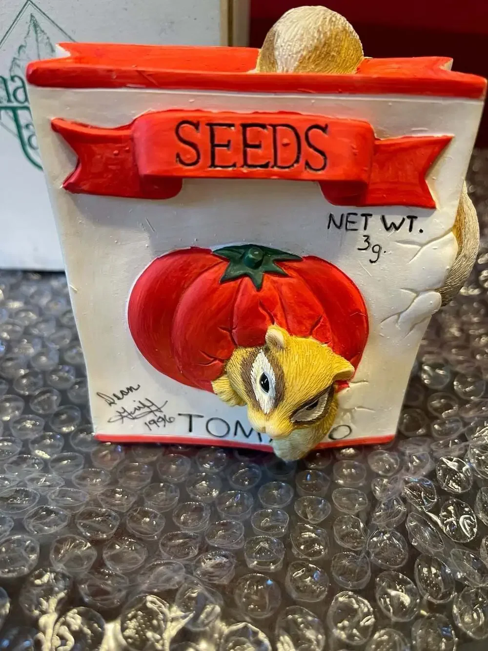 Charming Tails Chauncey Growing Tomatoes Figurine 89607 by Dean Griff